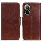 For Realme C67 4G Nappa Texture Horizontal Flip Leather Phone Case(Brown) - 1