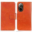 For Realme C67 4G Nappa Texture Horizontal Flip Leather Phone Case(Orange) - 1