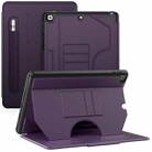 For iPad 10.2 2021 / 2020 / 10.5 Notebook Magnetic Leather Tablet Case(Purple) - 1