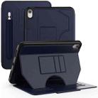 For iPad 10th Gen 10.9 2022 Notebook Magnetic Leather Tablet Case(Navy Blue) - 1