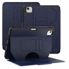 For iPad Pro 11 2022 / Air 10.9 2022 Notebook Magnetic Leather Tablet Case(Navy Blue) - 1