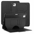 For iPad Pro 11 2022 / Air 10.9 2022 Notebook Magnetic Leather Tablet Case(Black) - 1