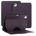 For iPad Pro 11 2022 / Air 10.9 2022 Notebook Magnetic Leather Tablet Case(Purple) - 1