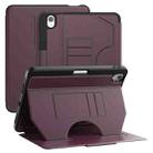 For iPad Air 11 2024 Notebook Magnetic Leather Tablet Case(Purple) - 1