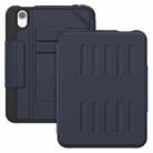 For iPad mini 2024 / mini 6 Notebook Magnetic Leather Tablet Case(Navy Blue) - 2