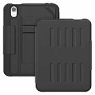 For iPad mini 2024 / mini 6 Notebook Magnetic Leather Tablet Case(Black) - 2