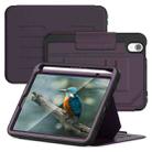 For iPad mini 2024 / mini 6 Notebook Magnetic Leather Tablet Case(Purple) - 3