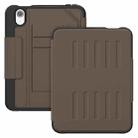 For iPad mini 2024 / mini 6 Notebook Magnetic Leather Tablet Case(Brown) - 2