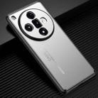 For OPPO Find X7 Frosted Metal Phone Case(Silver) - 1
