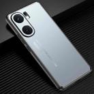 For vivo iQOO Neo 9 Pro Frosted Metal Phone Case(Blue) - 1