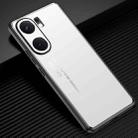 For vivo iQOO Neo 9 Pro Frosted Metal Phone Case(Silver) - 1