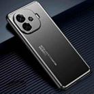 For vivo iQOO Z9 / Z9 Turbo Frosted Metal Phone Case(Black) - 1