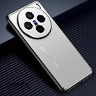 For vivo X200 Frosted Metal Phone Case(Silver) - 1