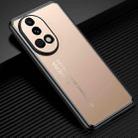 For Huawei nova 12 Frosted Metal Phone Case(Gold) - 1