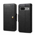 For Google Pixel 7 5G Denior Cowhide Texture Wallet Style Leather Phone Case(Black) - 1