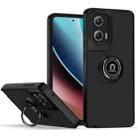 For Motorola Moto G Stylus 5G 2024 Q Shadow 1 Series TPU + PC Phone Case with Ring(Black+Black) - 1