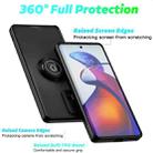 For Motorola Edge 30 Fusion Q Shadow 1 Series TPU + PC Phone Case with Ring(Red) - 2