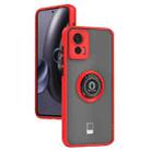 For Motorola Edge 30 Neo Q Shadow 1 Series TPU + PC Phone Case with Ring(Red) - 1