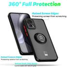 For Motorola Edge 30 Neo Q Shadow 1 Series TPU + PC Phone Case with Ring(Dark Green) - 2