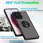 For Motorola Edge 30 Ultra Q Shadow 1 Series TPU + PC Phone Case with Ring(Dark Green) - 2