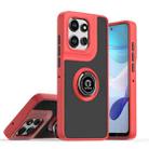 For Motorola Edge 50 Neo Q Shadow 1 Series TPU + PC Phone Case with Ring(Red) - 1