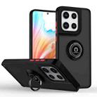 For Motorola Edge 5G 2025 Q Shadow 1 Series TPU + PC Phone Case with Ring(Black+Red) - 1