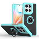 For Motorola Moto G Stylus 5G 2025 Q Shadow 1 Series TPU + PC Phone Case with Ring(Sky Blue) - 1