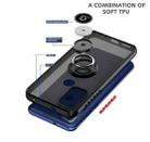 For Motorola Moto G Play 2023 Q Shadow 1 Series TPU + PC Phone Case with Ring(Black+Black) - 3