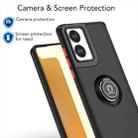 For Motorola Edge 2024 Q Shadow 1 Series TPU + PC Phone Case with Ring(Red) - 3