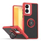 For Motorola Edge 50 Fusion Q Shadow 1 Series TPU + PC Phone Case with Ring(Red) - 1
