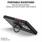 For Motorola Edge 50 Pro Q Shadow 1 Series TPU + PC Phone Case with Ring(Black+Red) - 3