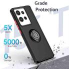 For Motorola Edge 50 Pro Q Shadow 1 Series TPU + PC Phone Case with Ring(Royal Blue) - 2