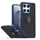 For Motorola Edge 60 Pro Q Shadow 1 Series TPU + PC Phone Case with Ring(Royal Blue) - 1