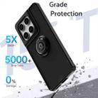 For Motorola Edge 60 / 60 Fusion Q Shadow 1 Series TPU + PC Phone Case with Ring(Sky Blue) - 2