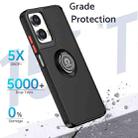 For Motorola Moto G35 Q Shadow 1 Series TPU + PC Phone Case with Ring(Yellow) - 2