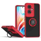 For OPPO A79 5G Q Shadow 1 Series TPU + PC Phone Case with Ring(Red) - 1