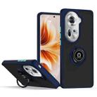 For OPPO Reno11 Global Q Shadow 1 Series TPU + PC Phone Case with Ring(Royal Blue) - 1