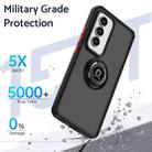 For OPPO Reno12 Pro Global Q Shadow 1 Series TPU + PC Phone Case with Ring(Sky Blue) - 3