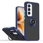 For OPPO Reno12 Pro Global Q Shadow 1 Series TPU + PC Phone Case with Ring(Royal Blue) - 1