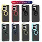 For OPPO Reno13 F Q Shadow 1 Series TPU + PC Phone Case with Ring(Royal Blue) - 2