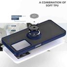 For OPPO A57 5G 2022 Q Shadow 1 Series TPU + PC Phone Case with Ring(Army Green) - 3