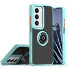 For OPPO A3 Pro 5G / A3 5G / A80 5G Q Shadow 1 Series TPU + PC Phone Case with Ring(Sky Blue) - 1