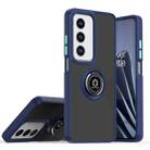For OPPO A3 Pro 5G / A3 5G / A80 5G Q Shadow 1 Series TPU + PC Phone Case with Ring(Royal Blue) - 1