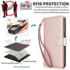 For iPhone 16 Pro Max Multi-Card Wallet RFID Leather Phone Case(Rose Gold) - 2