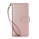 For iPhone 16e Multi-Card Wallet RFID Leather Phone Case(Rose Gold) - 2