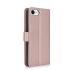 For iPhone 16e Multi-Card Wallet RFID Leather Phone Case(Rose Gold) - 3