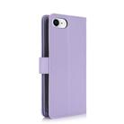 For iPhone 16e Multi-Card Wallet RFID Leather Phone Case(Light Purple) - 3