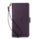 For iPhone 16e Multi-Card Wallet RFID Leather Phone Case(Dark Purple) - 2