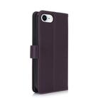 For iPhone 16e Multi-Card Wallet RFID Leather Phone Case(Dark Purple) - 3