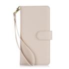 For iPhone 16e Multi-Card Wallet RFID Leather Phone Case(Apricot) - 2